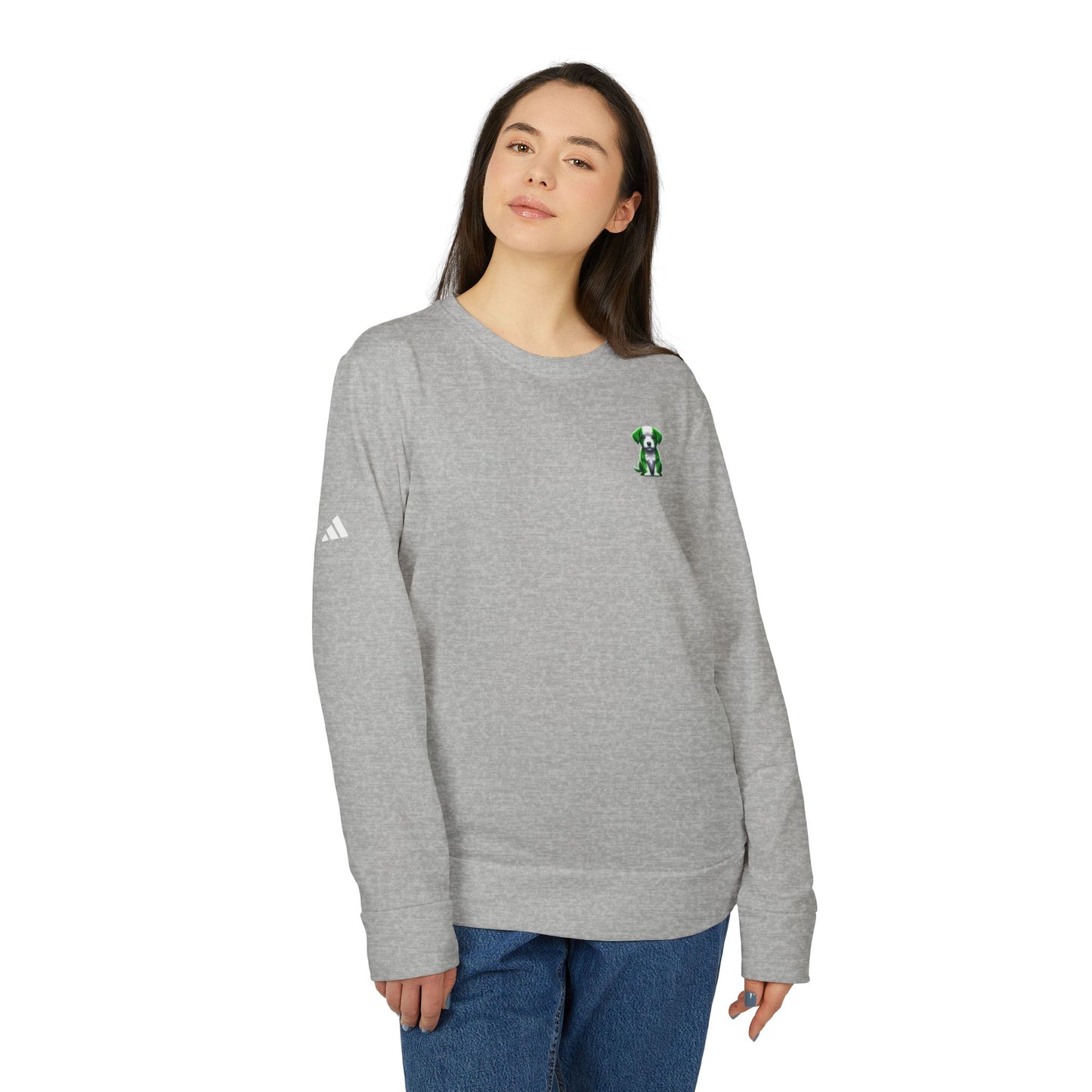 adidas Unisex Fleece Crewneck Sweatshirt