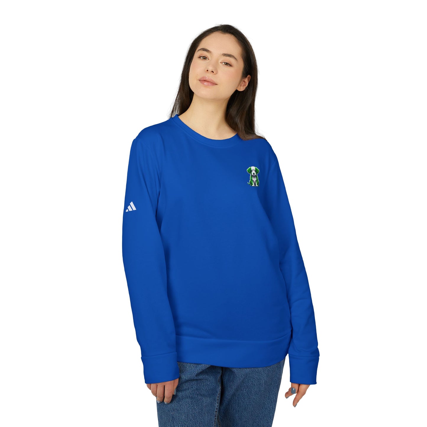 adidas Unisex Fleece Crewneck Sweatshirt