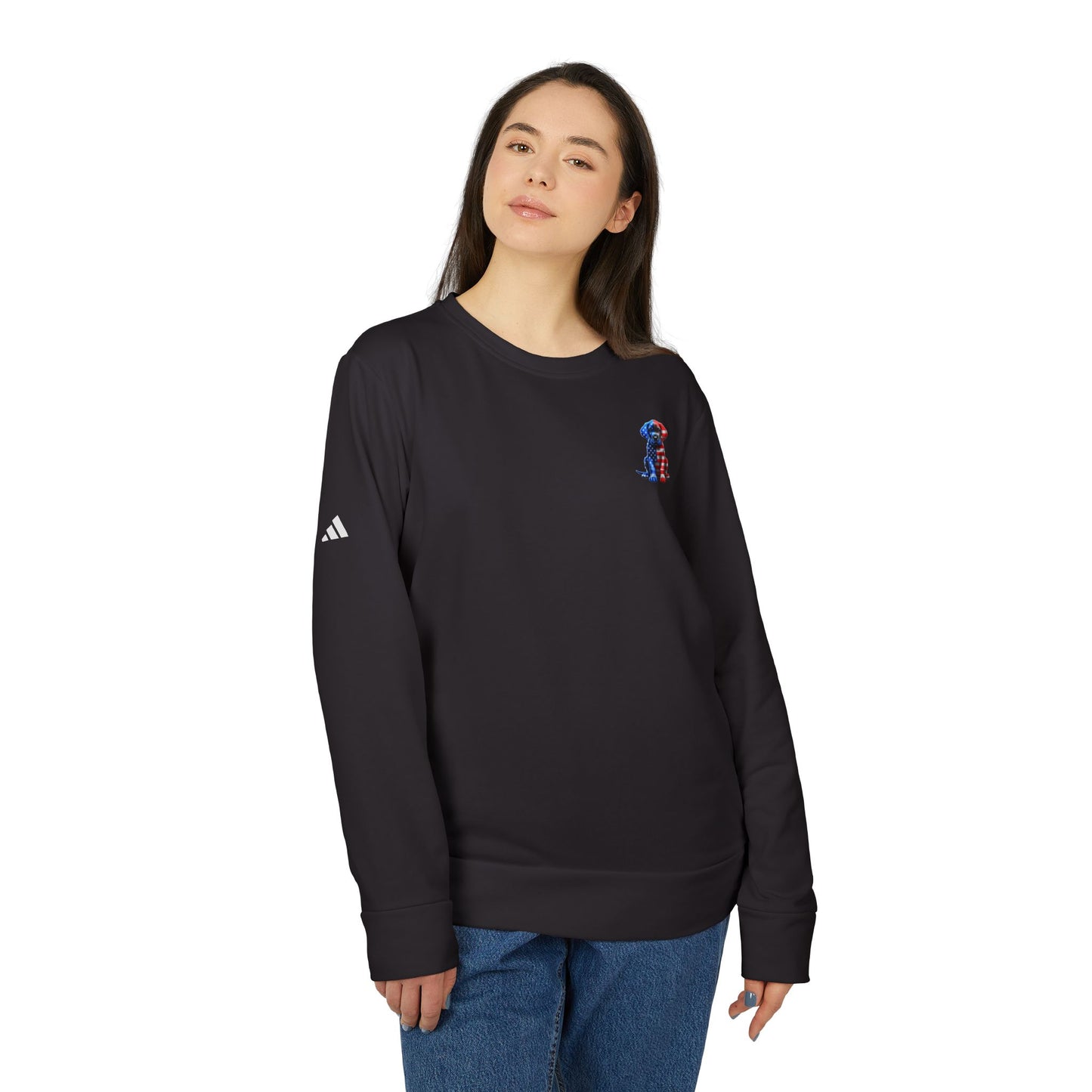 adidas Unisex Fleece Crewneck Sweatshirt