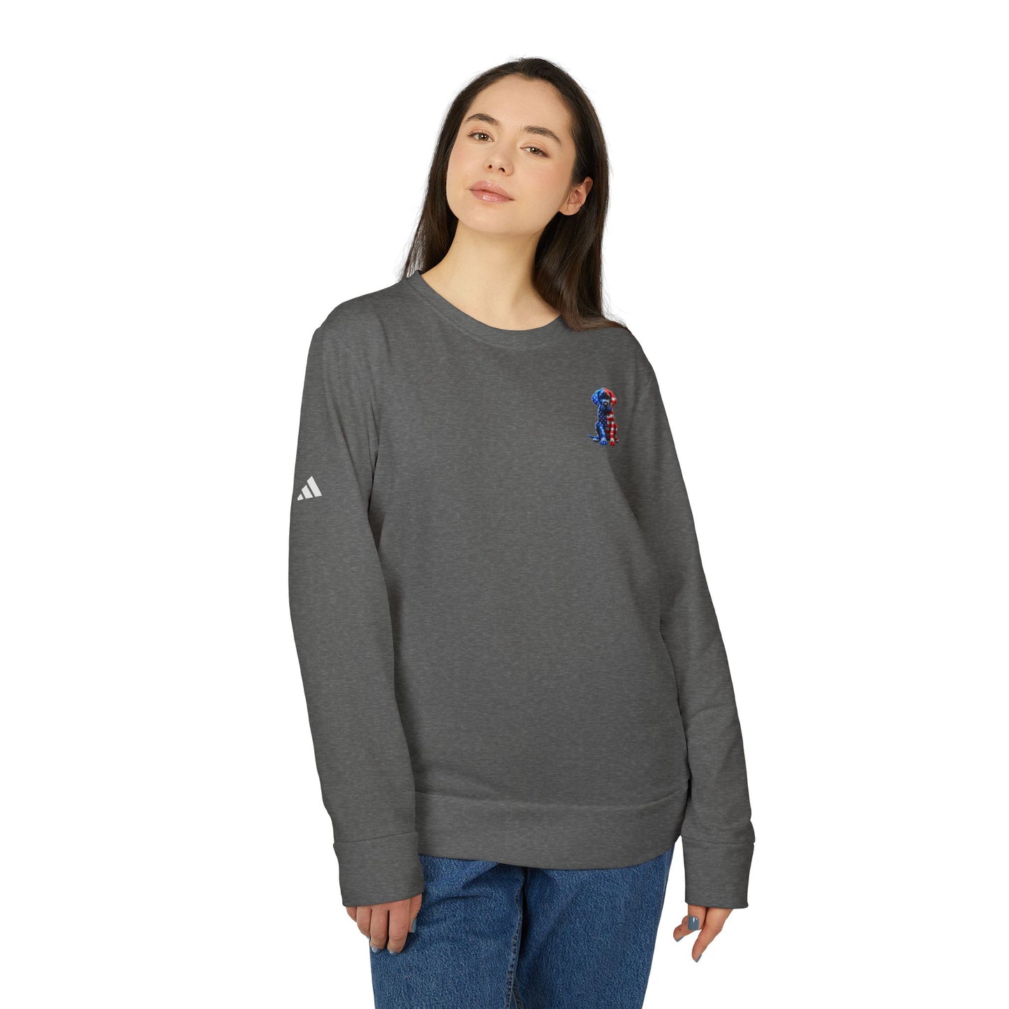 adidas Unisex Fleece Crewneck Sweatshirt